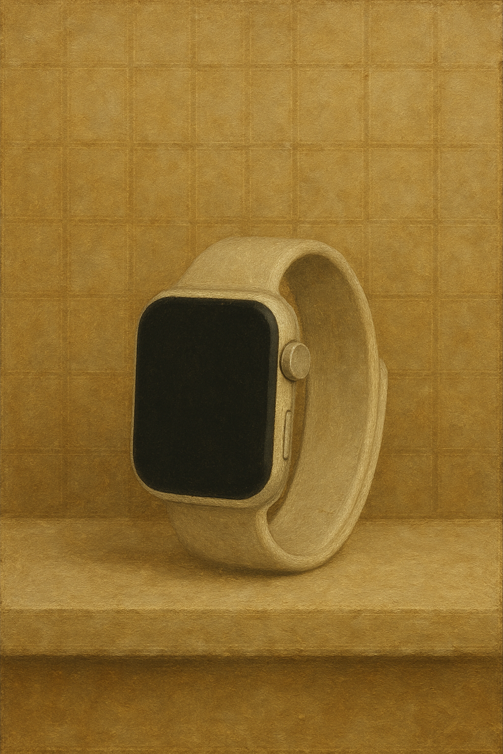 The Modern Dial No.10 on Canvas — Original Hand-Painted Artwork (Made-to-Order)